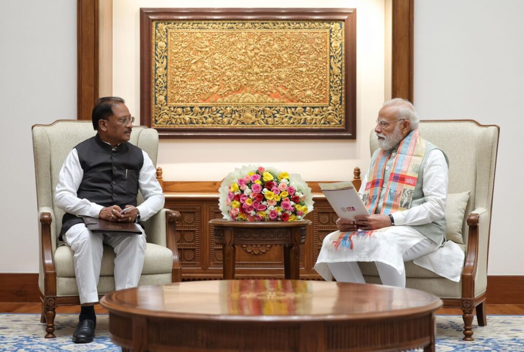 CM Vishnu Deo Sai PM Modi Meeting