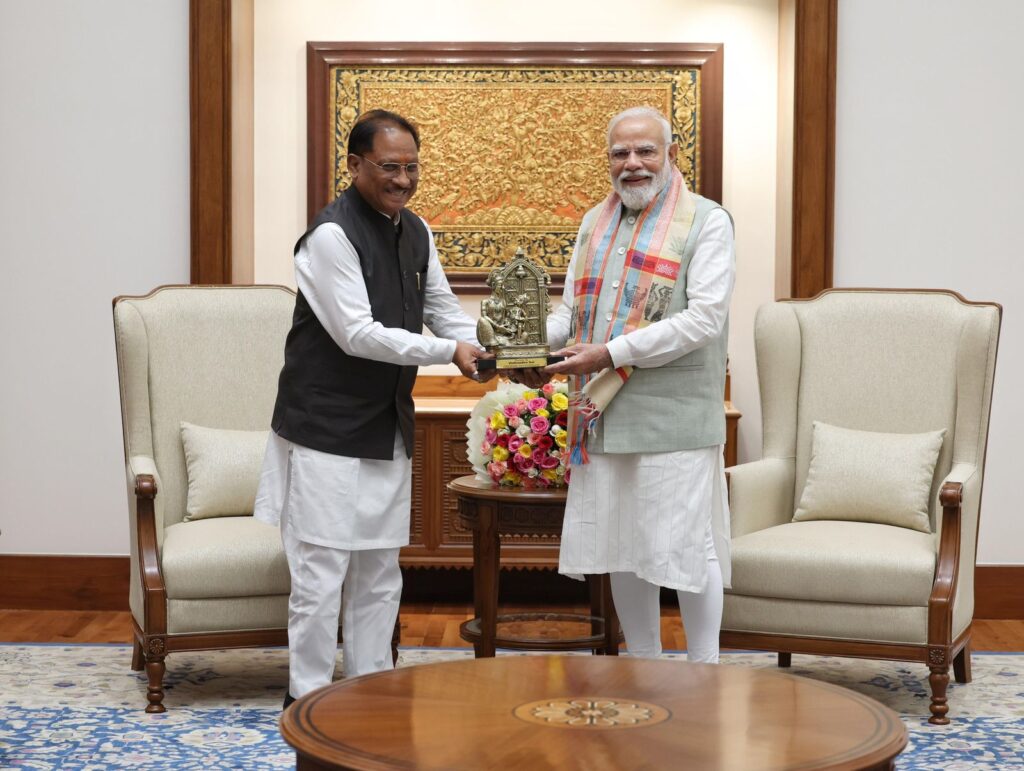 CM Vishnu Deo Sai PM Modi Meeting
