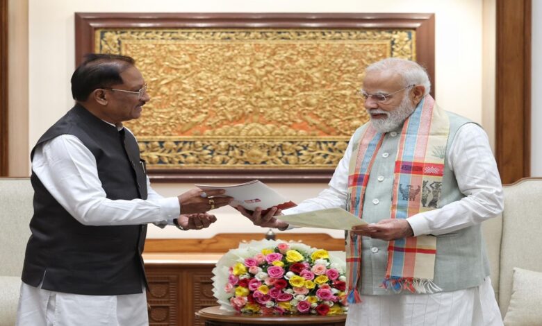 CM Vishnu Deo Sai PM Modi Meeting