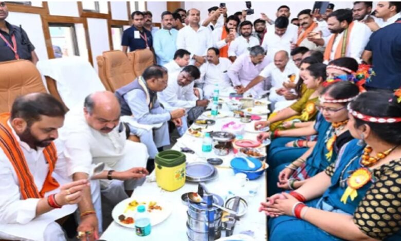 CM Vishnudeo Sai Tiffin Meeting