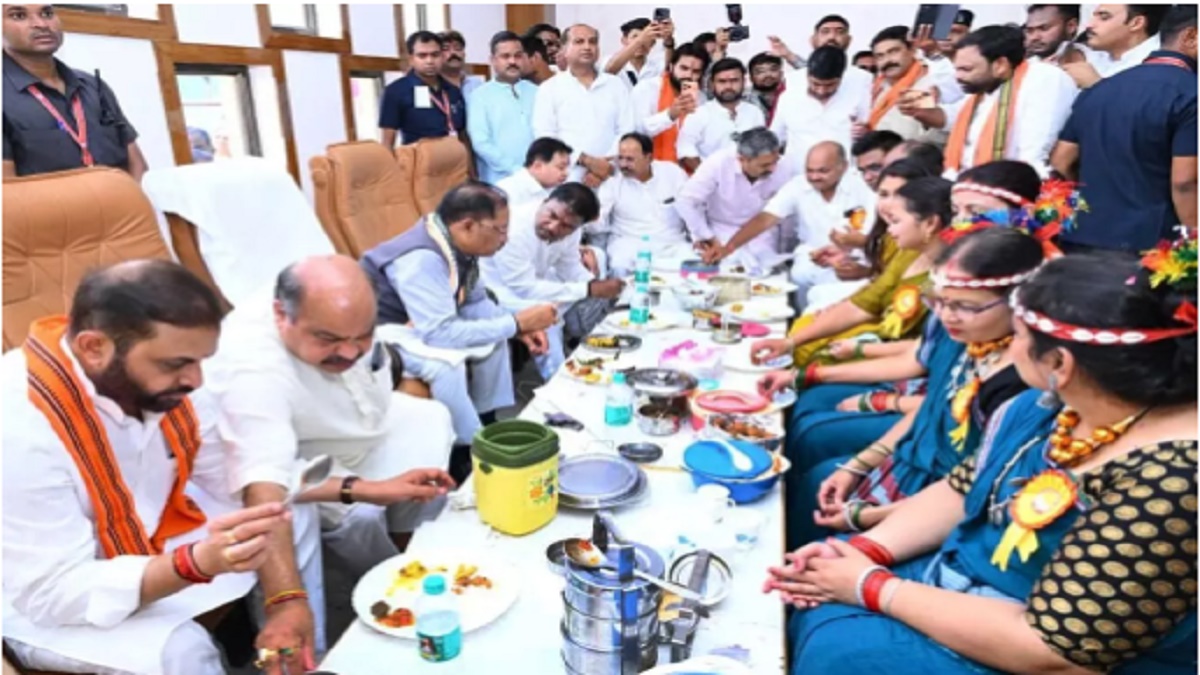 CM Vishnudeo Sai Tiffin Meeting