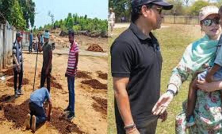 Sachin Tendulkar in Dantewada