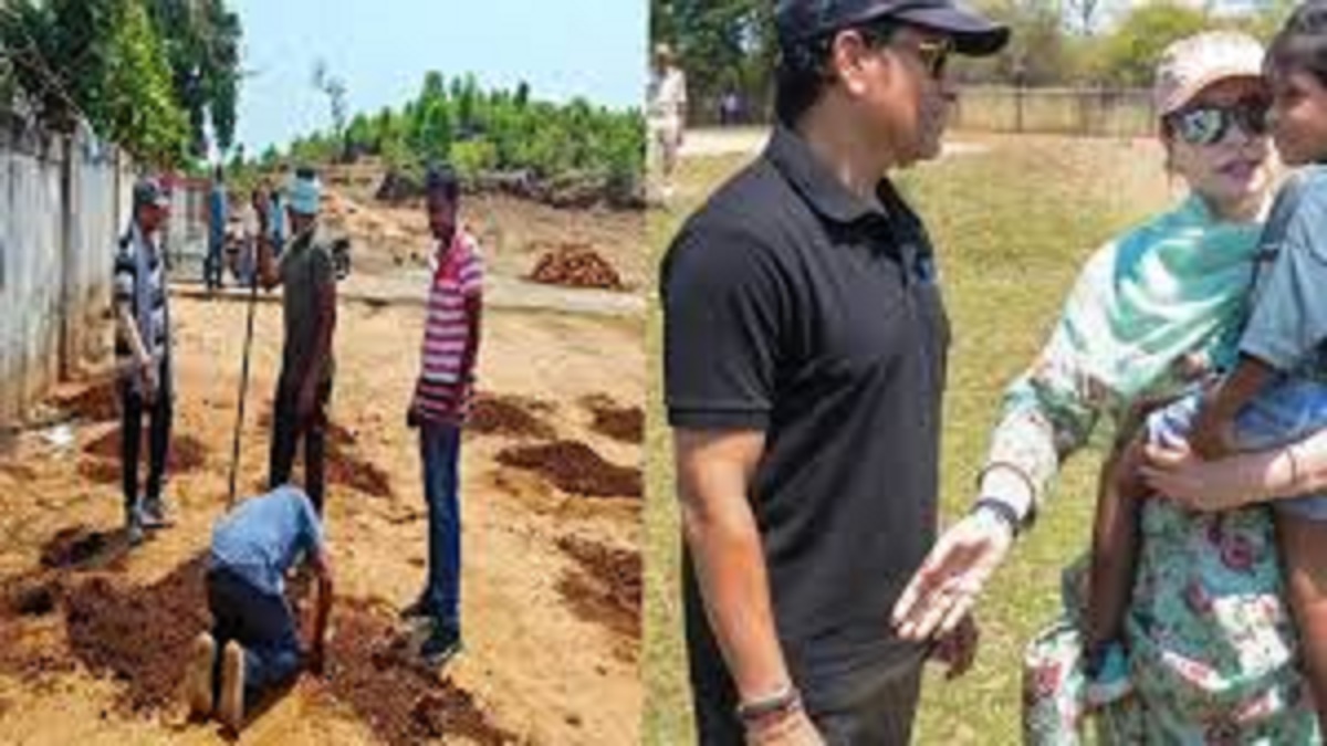 Sachin Tendulkar in Dantewada