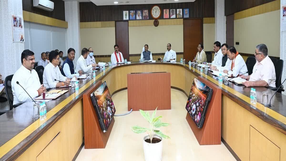 Vishnu Deo Sai Cabinet Meeting