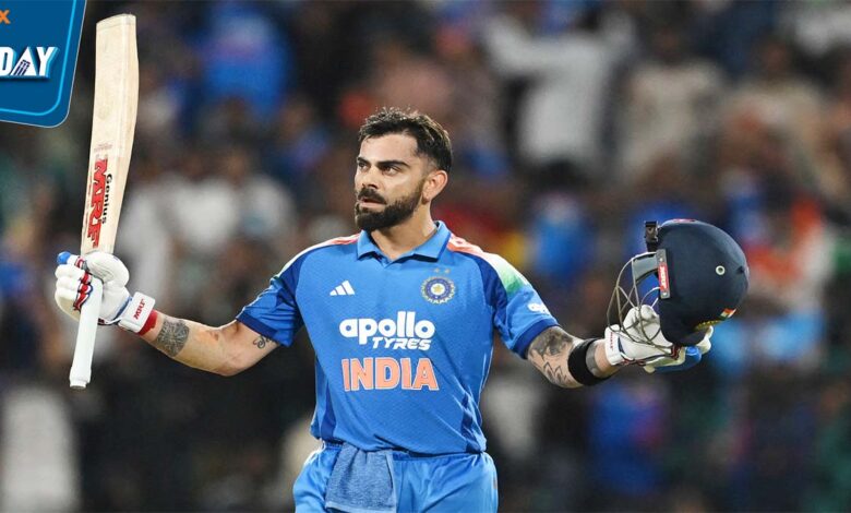 Kohli delivers a 'Virat' (colossal) performance once again.