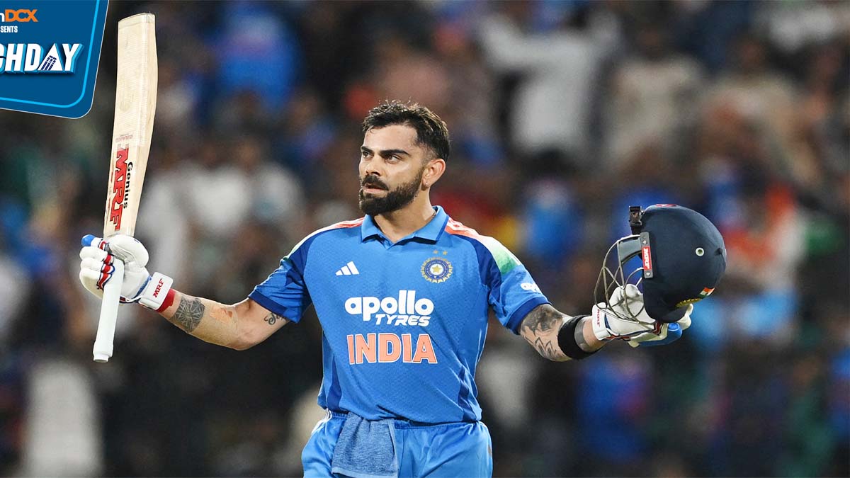 Kohli delivers a 'Virat' (colossal) performance once again.