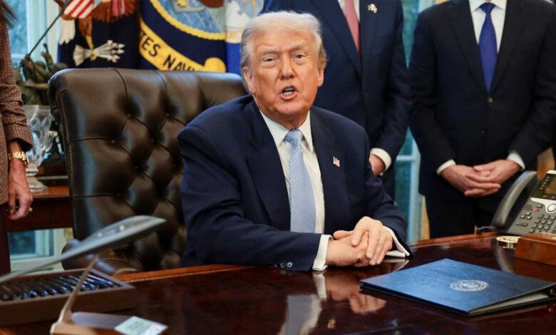 Donald Trump Strict action